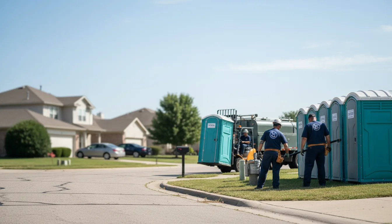 Porta Potty Rental in Illinois near me